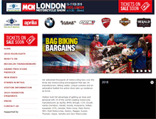 Tablet Screenshot of mcnmotorcycleshow.com